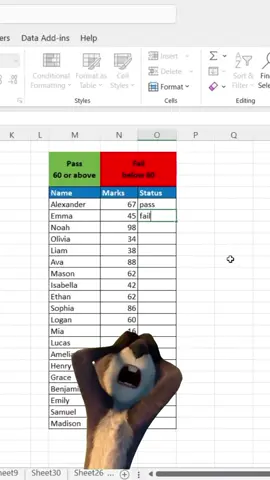This is for teachers😎 #excel #exceltips #exceltricks #excelhacks