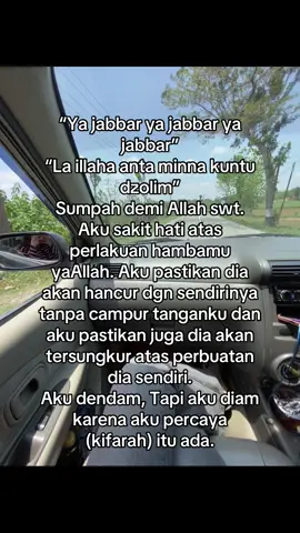 Kabulkanlah doa” orang yang terdzolimi 