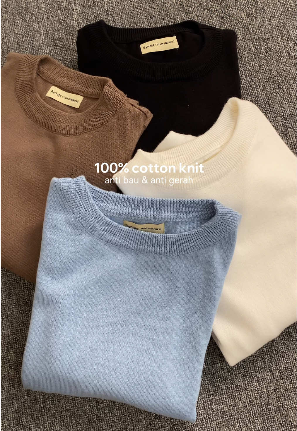 in todays weather, we're completely need a knit top💙 #knittop #atasanknit #knitwanita 