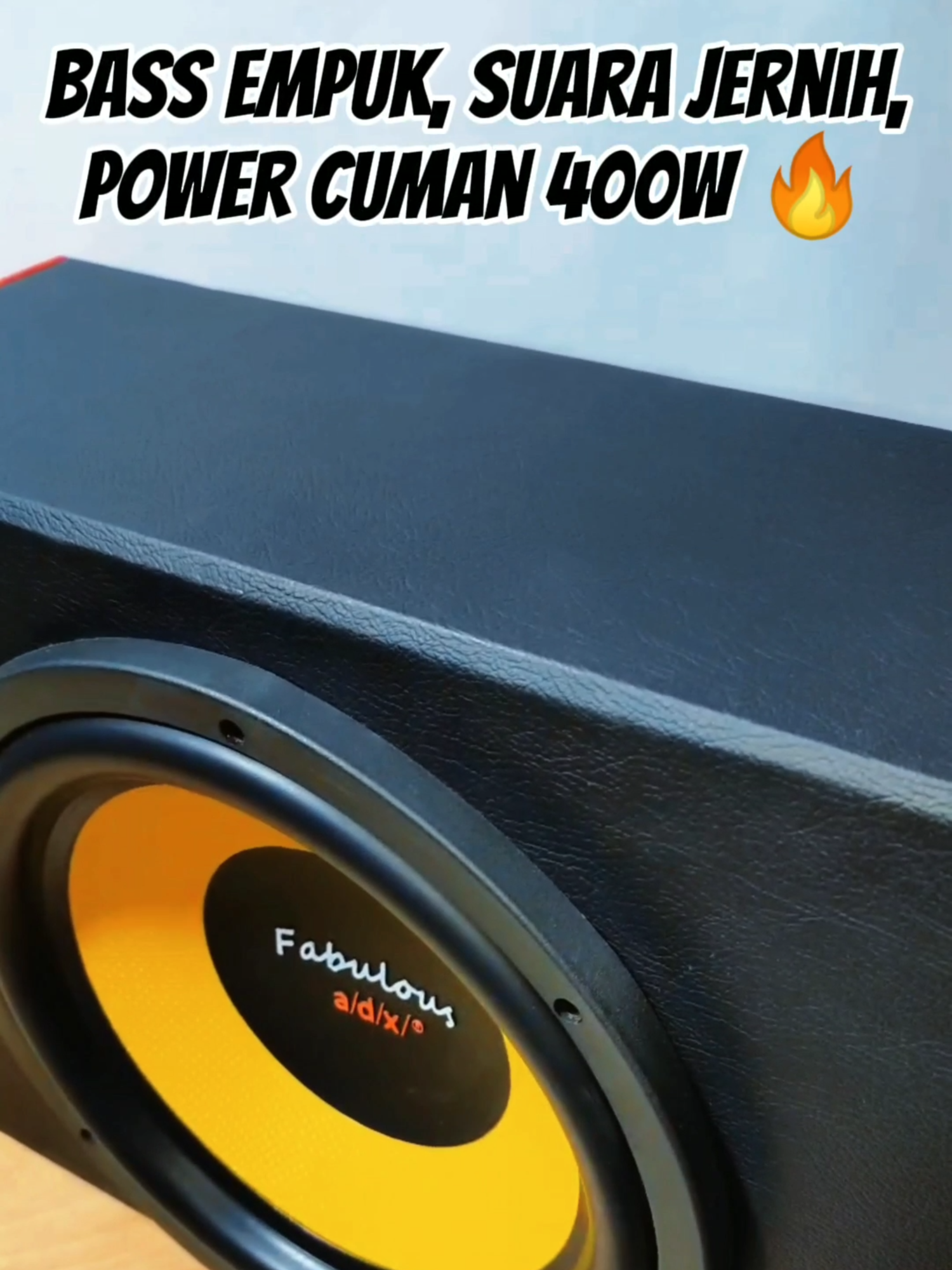 🔥 GEDE BASS-NYA, KECIL DAYA-NYA! 🔥  SUBWOOFER ADX FABULOUS 12” DOUBLE COIL – PILIHAN TEPAT BUAT PECINTA BASS! #sound #speaker #fyp #beranda #subwoofer #fabulous #stecustecu😉 #mobil #rumah #speakermobil #speakerpasif