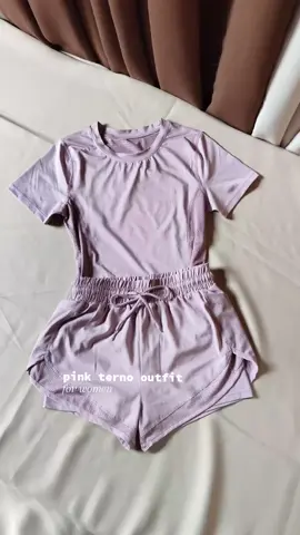sa mga naghahanap ng terno dyan, nasa basket yung link #runningoutfit #joggingoutfit #sportswear #sports #sportsterno #sportsset #runningtop #fyp 