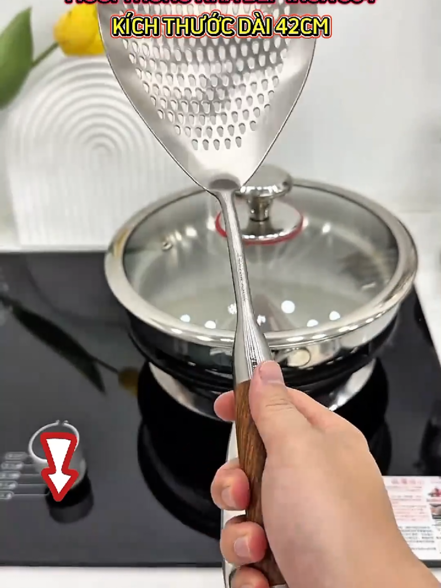 Muôi thủng size 14,7cm inox 304#giadung_giadinh01 #cuahangdodungnhabep1 #xuhuongtiktok 