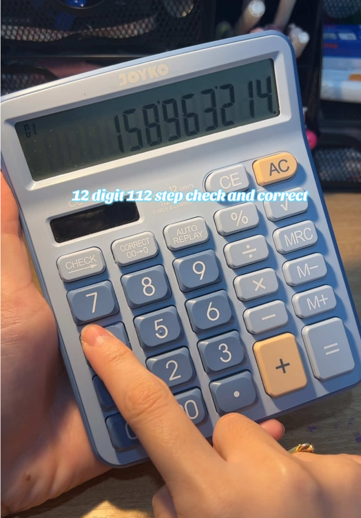 Kalkulator dagang 12 digit dan 2 power, mantep banget nih buat dagang😍 #viral #koleksi #rekomendasi #kalkolator #kalkulatordagang #kalkulator2power #joyko #joykostationery #joykoindonesia #studywithch #fyp #fypage 