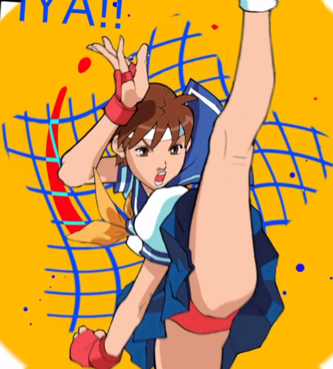 Sakura for SF6 please. Please? pease? peas. #streetfighter #sakurakasugano #sfvsakura #sf4 #streetfighteredit #yas