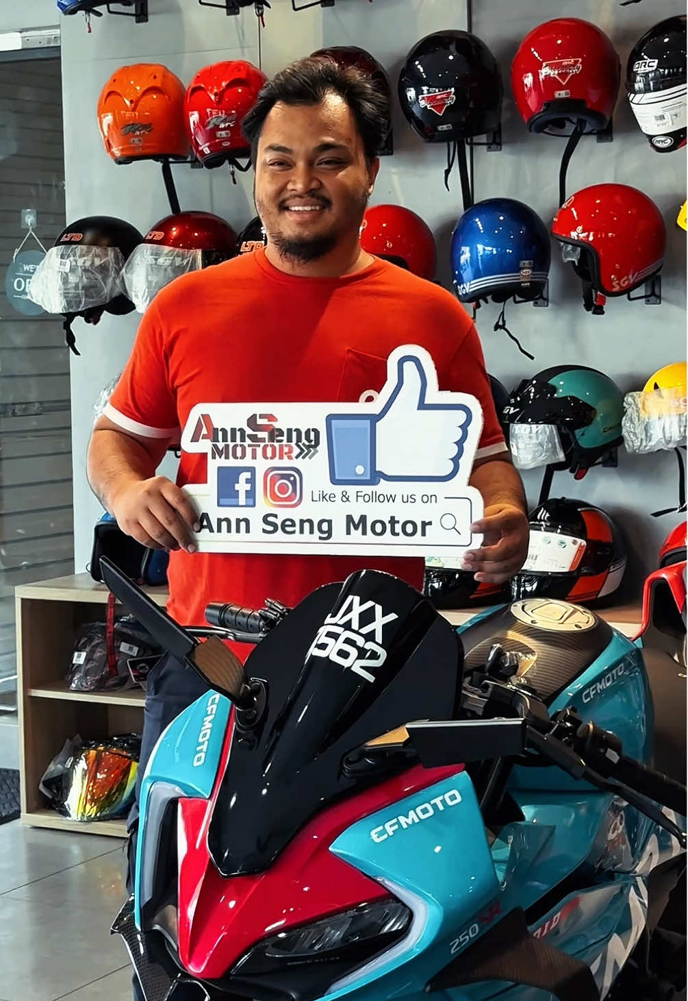 THANKS CUST CFMOTO SR250 FOR SUPPORT ANN SENG MOTOR ! 🤩❤️‍🔥🫱🏻‍🫲🏼 #fyp #fypage #foryou #foryoupage #fypシ゚ #cfmoto #cfmotosr250 #annsengmotor 