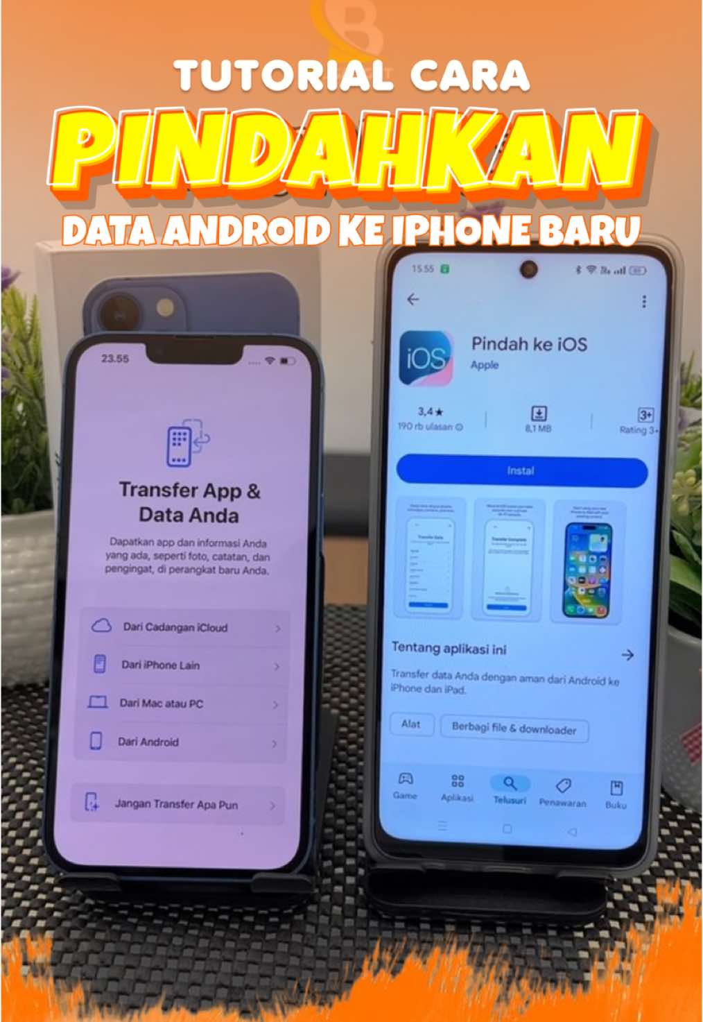 Tutorial Cara Memindahkan data Android ke iPhone baru🫵🏻 Simak Sampai habis yah... Jangan Lupa Follow yh untuk seputar Tisp & promo iPhone💸  #tutorial #memindahkan #dataandroid #data #iphonebaru #transferdatalama #iPhone #bigadget #bigadgetmakassar 