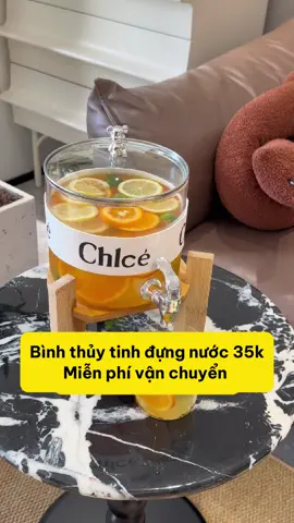 Bình thuỷ tinh đựng nước #giadungtienich #dogiadung #fly 