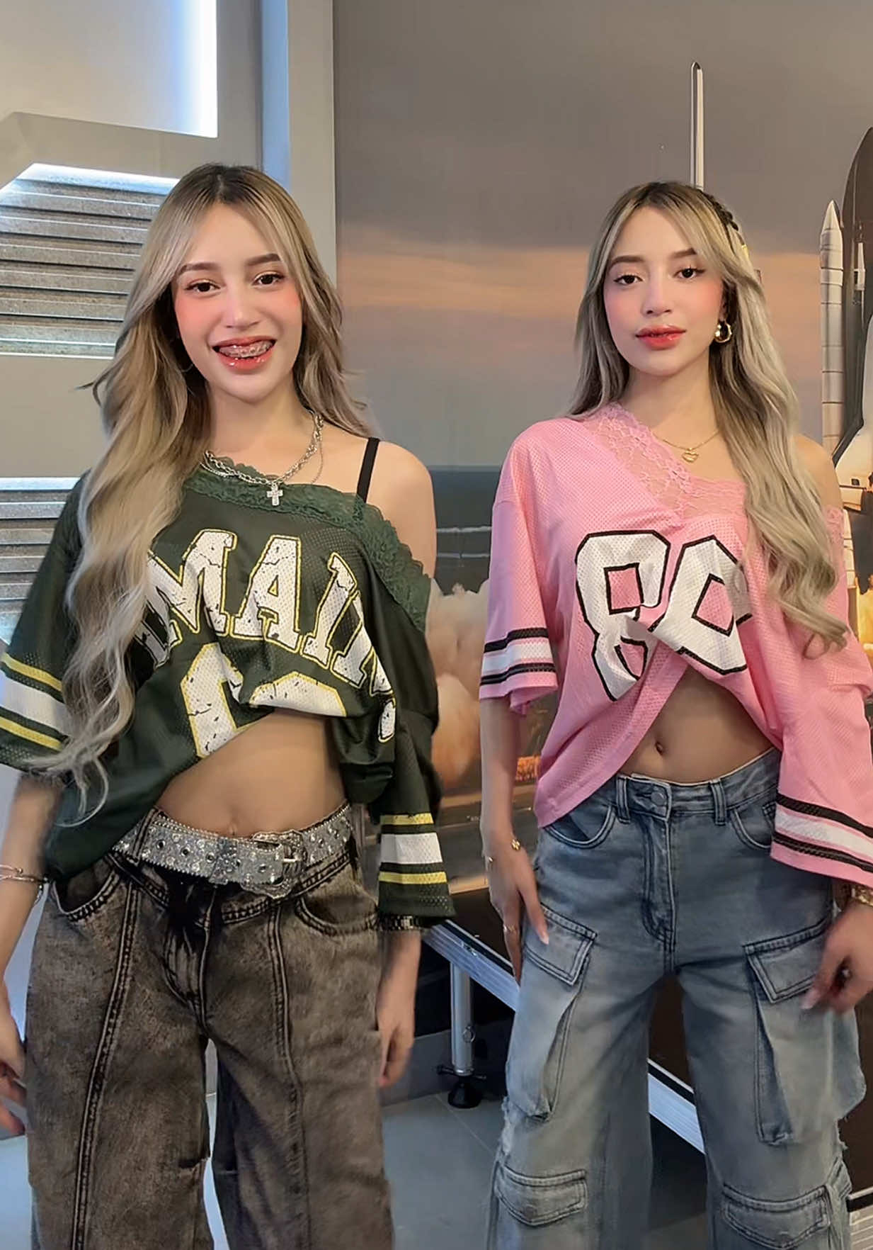 maangas muna kame ngayon!😎🔥#sabbyandsophia #marietwins🐵👭 #fyp  ‼️‼️⚠️FAKEBODY⚠️‼️‼️