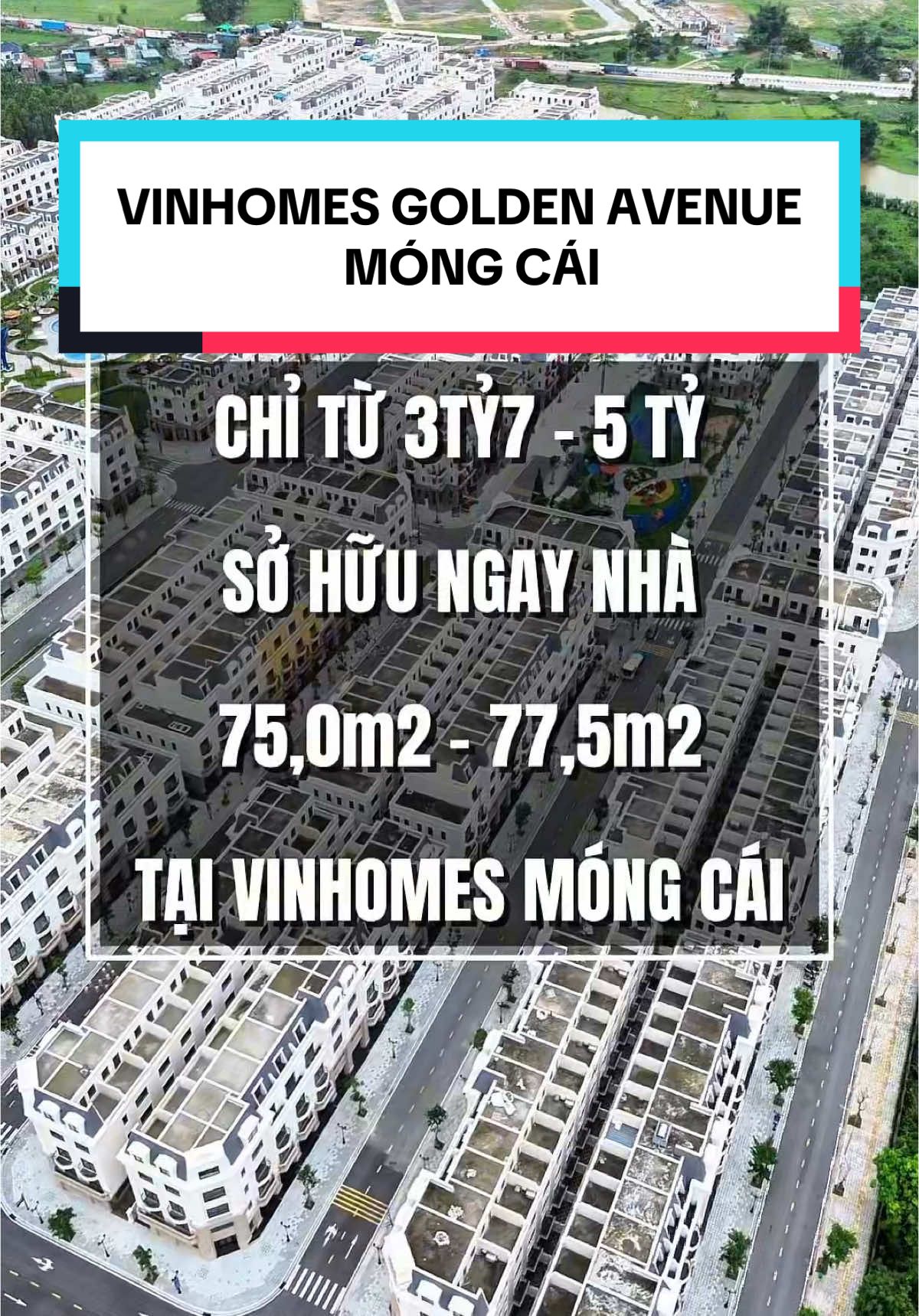 CHỈ TỪ 3🧄7 - 5🧄 | SỞ HỮU NGAY NHÀ VINHOMES TẠI MÓNG CÁI #xuhuong #fyp #mongcai #vinhomes #vinhomesgoldenavenue 