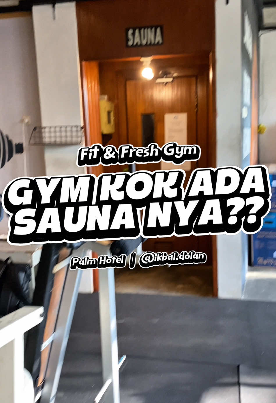 Ini nih gym yang hits banget di Banjarmasin @Dhidien bagoll @Hotel Palm Banjarmasin @PalmCafeandResto_  #JelajahHepi #gym #tempatgym #sauna 