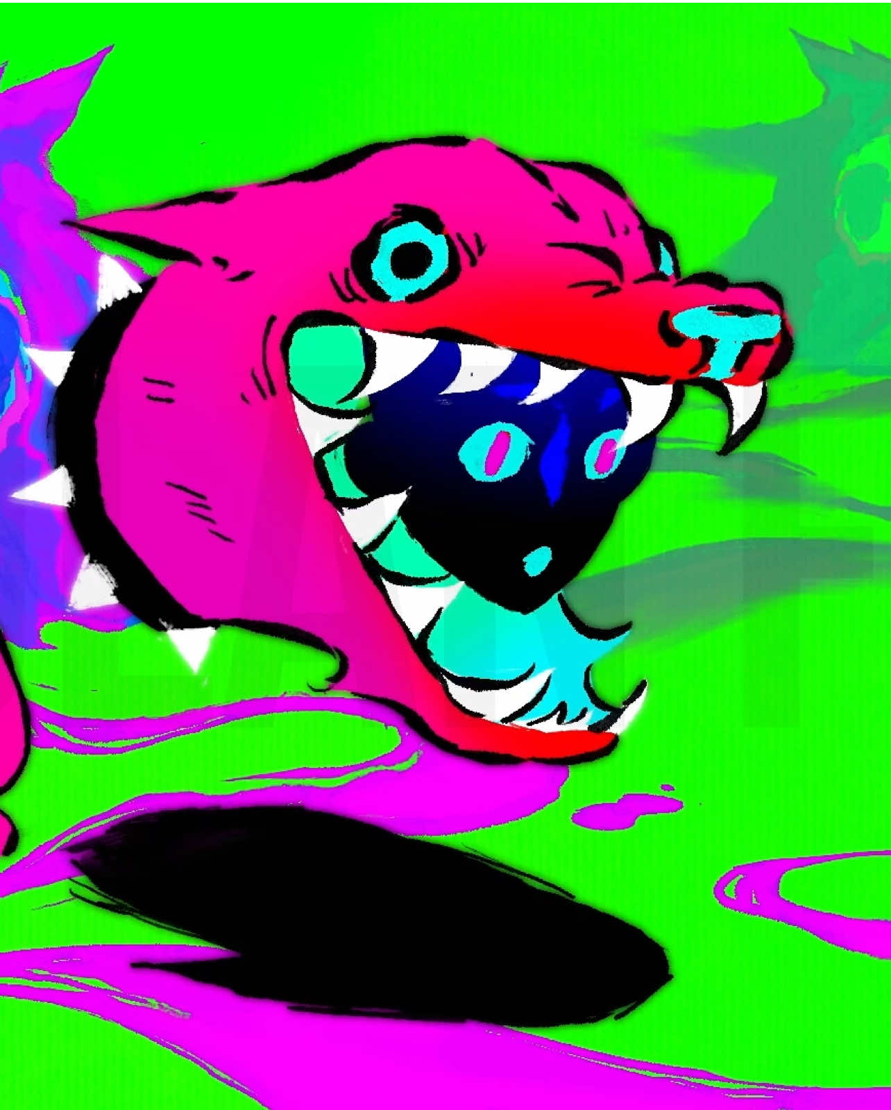 Swallowed 🫥 #originalanimation #animation #2danimation #iPadart 