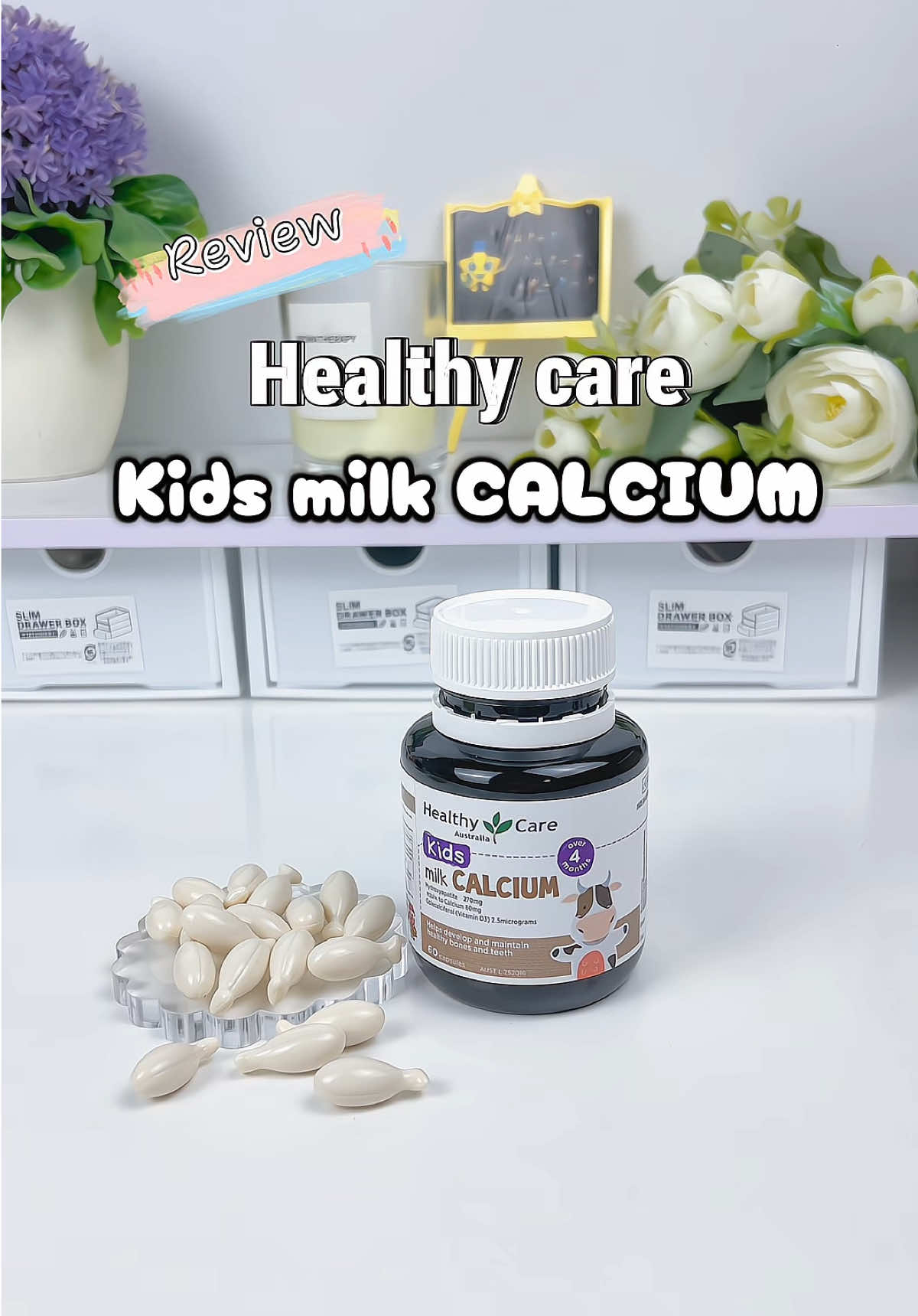 Nếu muốn bổ sung canxi cho con thì các bà tham khảo em này nha #Healthycare #milkcalcium #healthycarevnchinhhang #canxid3 #HuethichReview #fyp 