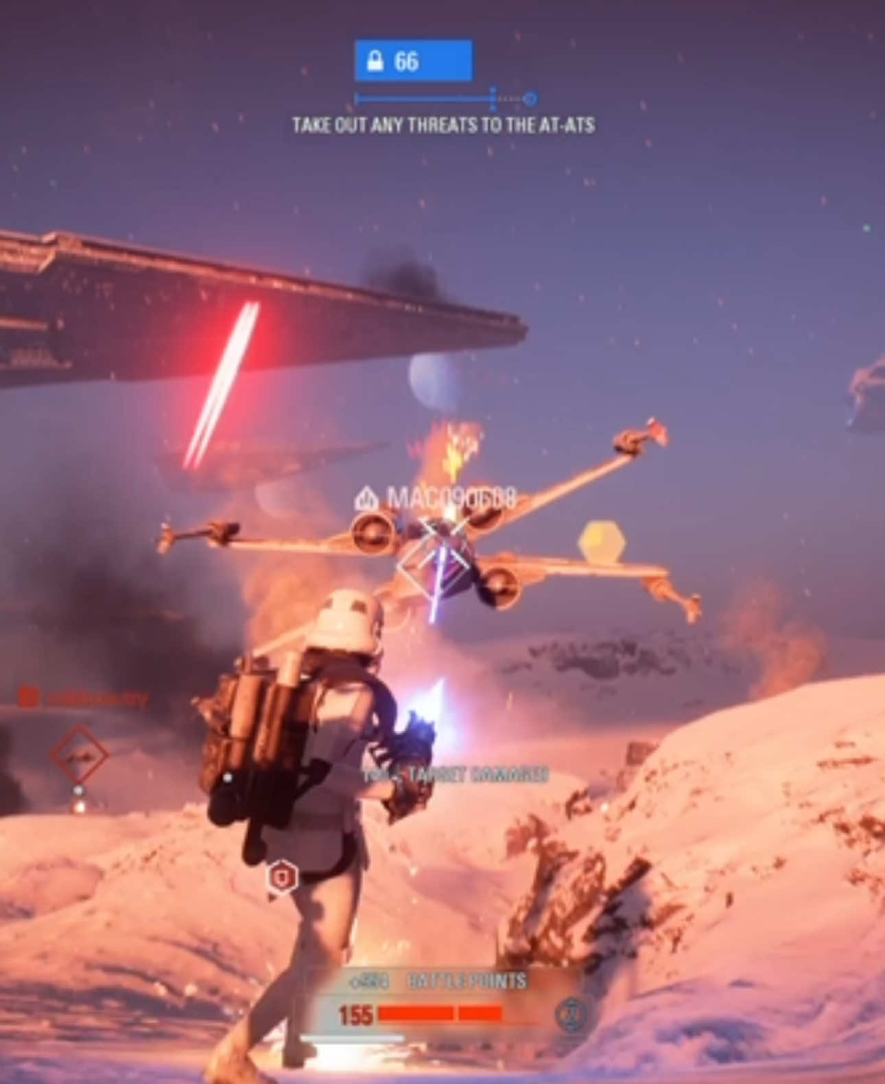 Star Wars Battlefront 2 - dudes bout to crash out  #fyp #gaming #starwars #battlefront #battlefront2 #cinema #games #ps5 #xbox #funny 