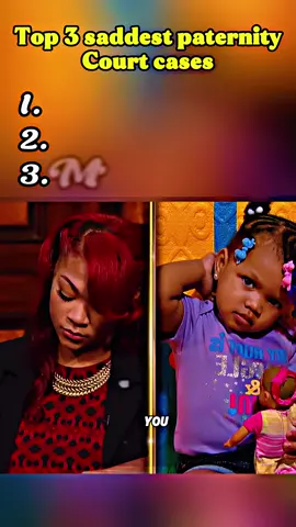 Top 3 saddest paternity Court cases p3.   #paternitycourt #youarenotthefather #sad #capcutforus #capcut #capcutpioneer