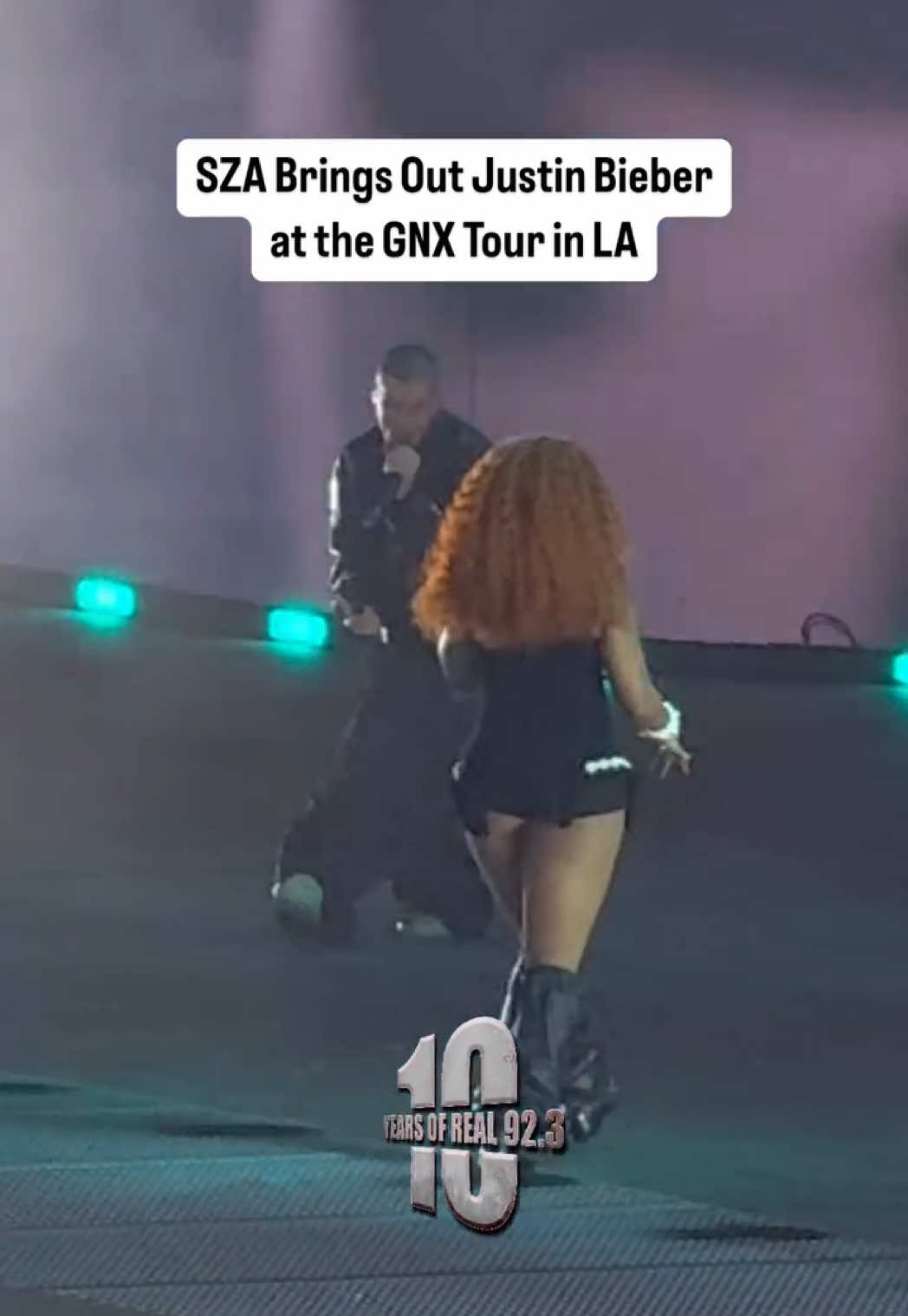 #JustinBieber surprised fans at the #GNXTour when he showed up as #SZA’s surprise guest‼️🤯 📸 @AniCaribbean  ##bieber#gnxtour2025 ##kendricklamar #bbn ##bigboysneighborhood##bigboy##real923la##bigboytv##offairwithbigboy##hiphop##iheartradio##fypシ##fyp##fypage##xyz