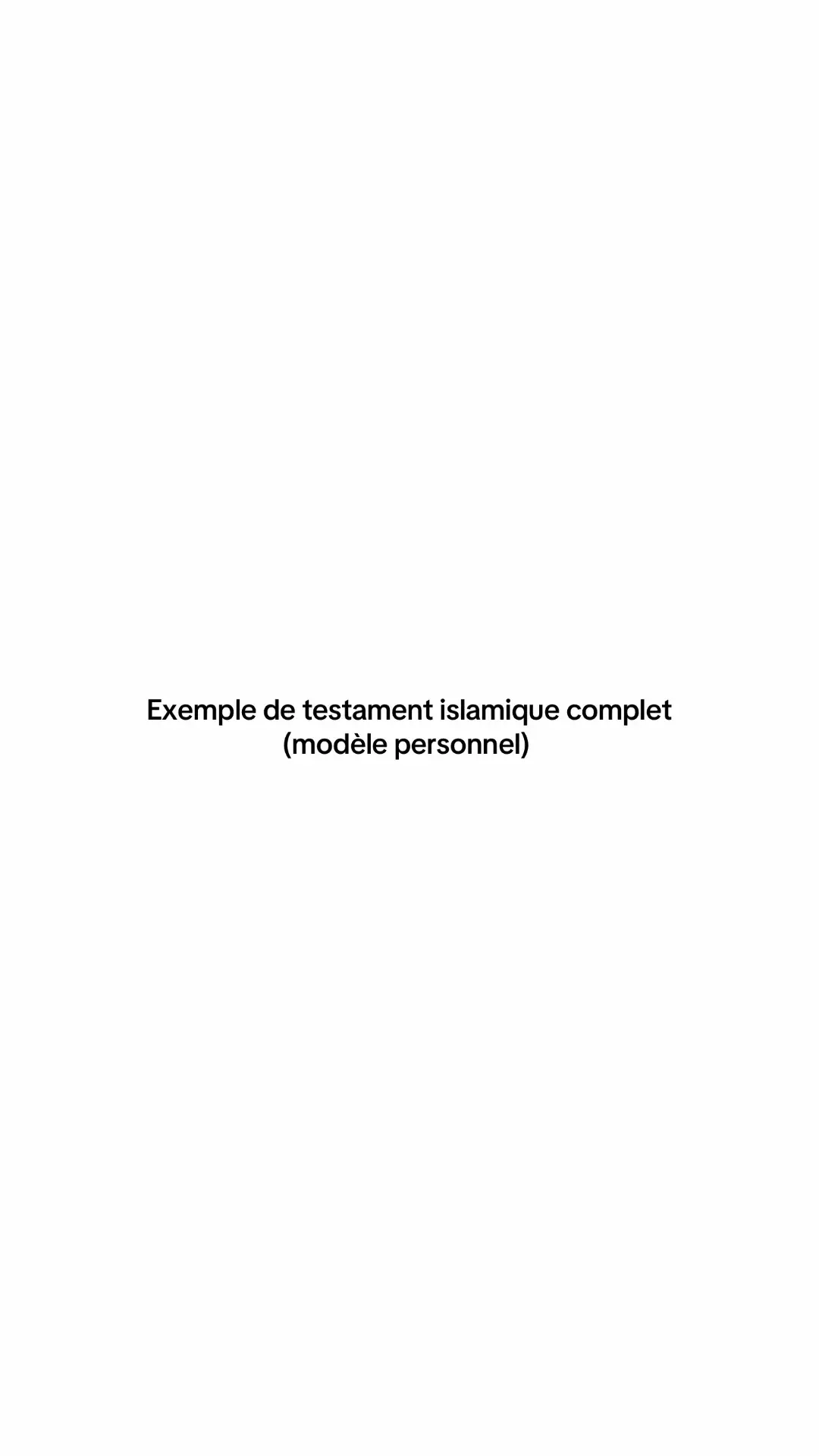 #islamicreminder #pourtoiii #foryo #testament 
