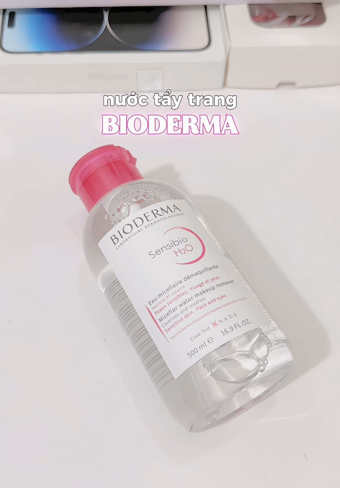 nước tẩy trang Bioderma dùng sạch mịn lắm lun í @Bioderma Vietnam #bioderma #nuoctaytrang #nuoctaytrangbioderma #taytrangquocdan #taytrangdanhaycam #lamsachda #chamsocdamat #skincare #xh 