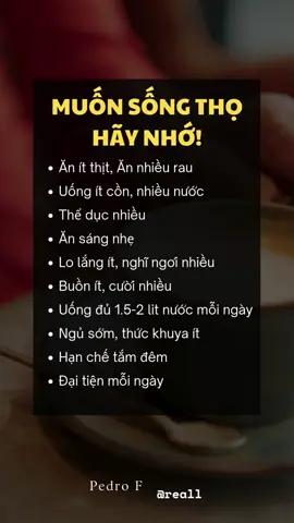 Muốn sống thọ Hãy nhớ! #suckhoe #meohay #meovat #baithuocdangian 