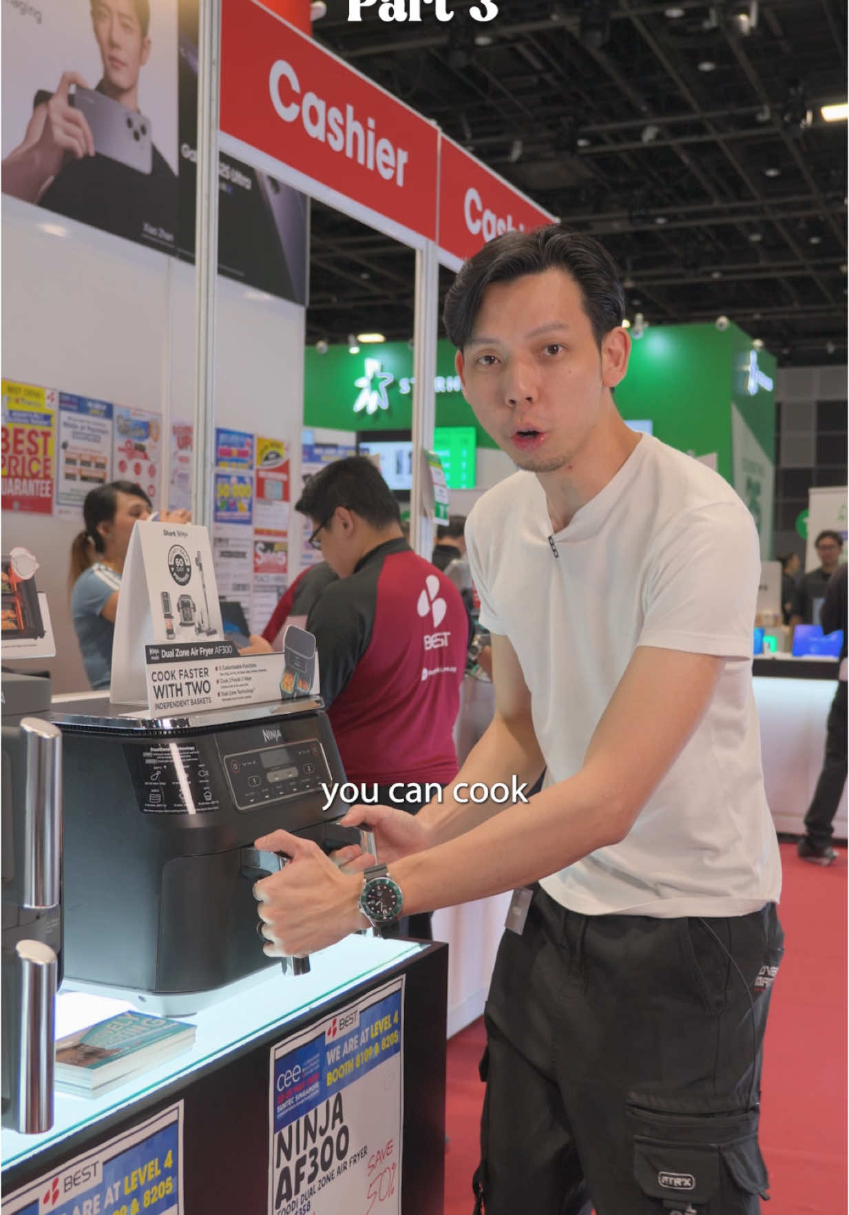 Part 3/3 Ninja AF300 At Best Denki booth @ CEE 2025 Suntec ends 25th May! 