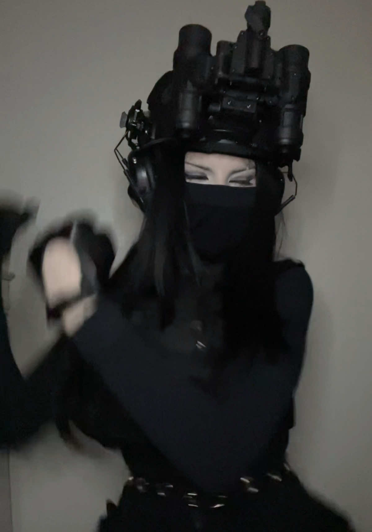 lil dancy dance // COD OC cosplay // #cosplay #callofduty #masktok #BookTok #foryoupage #fypシ #viral #ghostcod #roblox #maskedwomen #fyp #mask 