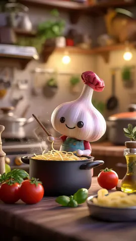 #garlic #pastatiktok #memes #aicharacter #character #aiwork #animation #cutecharacter #3danimation #cartoon