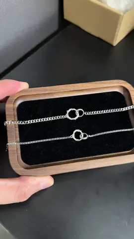 Lắc Tay Đôi Chất Liệu Bạc - Đã xi kim nên hạn chế xỉn màu, đeo bền #LORA #loratrangsucthietke #lactaydoi 