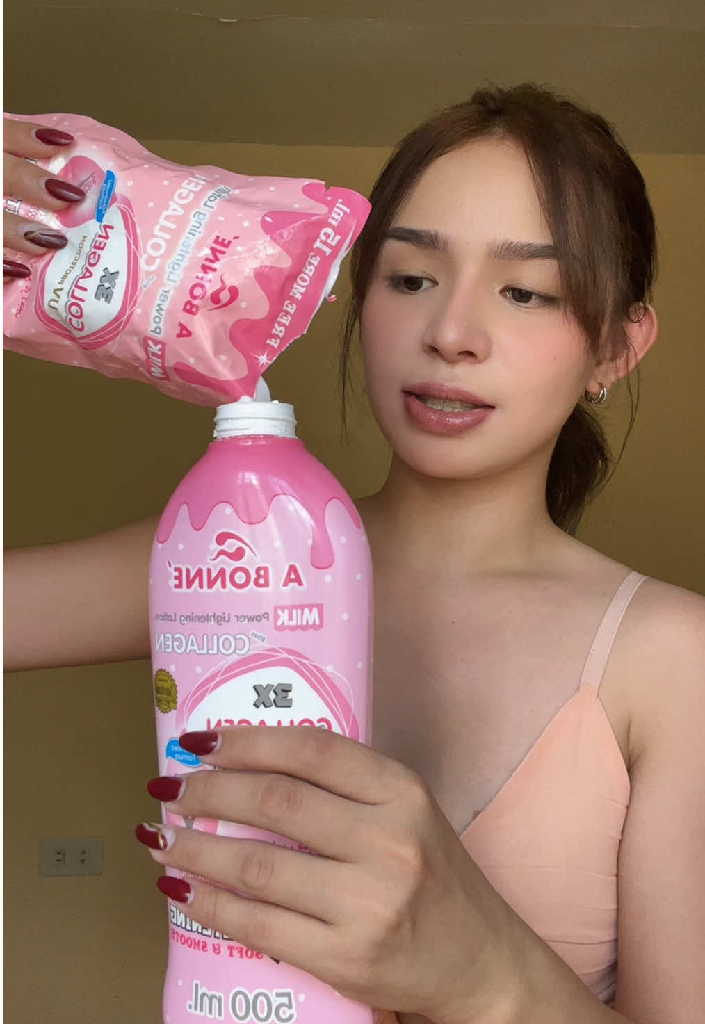 My lotion during the day @A Bonne' Philippines #lotion #3xwhitening #collagen 