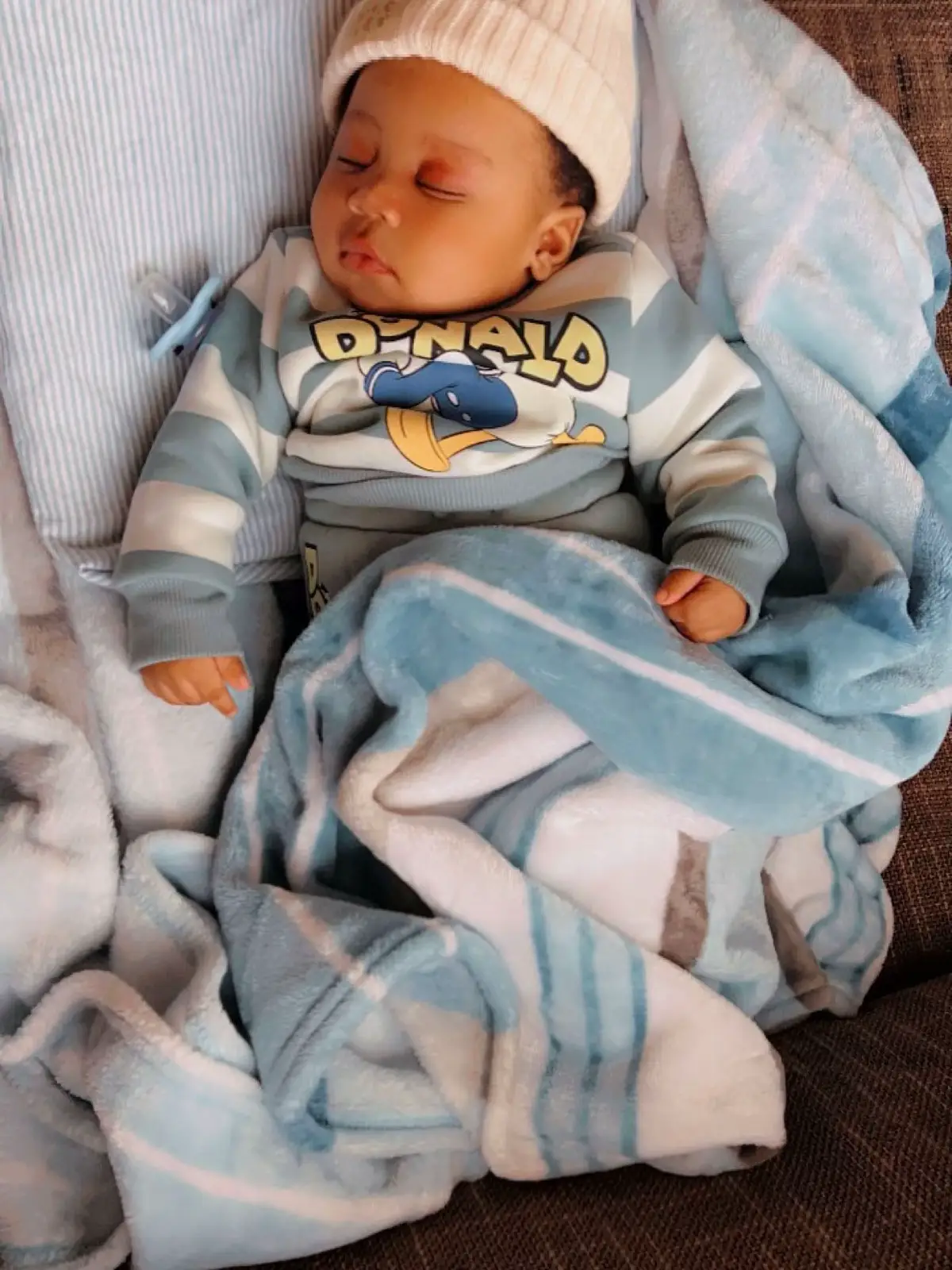So Cute when asleep. ❤️🩵🩵 #motherhood #babyljunior #gratefulheart 