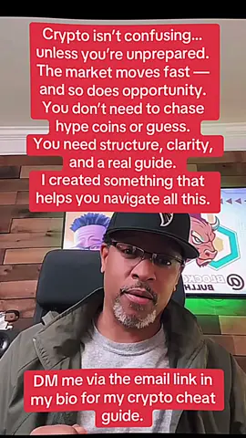 Crypto can feel like chaos — thousands of coins, nonstop news, price swings every second. But the truth is, it’s not complicated when you understand how to move with the market — not against it. That’s exactly why I created the Crypto Cheat Guide: To help people stop the guessing… and start understanding. You don’t need a fancy background or a huge bankroll. You need a strategy — one that works even when the market’s acting wild. People are using the guide to restructure their portfolios, avoid rookie mistakes, and finally feel confident in crypto. You deserve that same clarity. Don’t sit on confusion when the information is right in front of you. DM me via the email link in my bio — let’s get you on the right path now. #CryptoCheatGuide #CryptoEducation #MarketStructure #CryptoForBeginners #SmartInvestor #ClarityIsPower #CryptoHelp #DMForGuide #CryptoPortfolio #CryptoMadeEasy