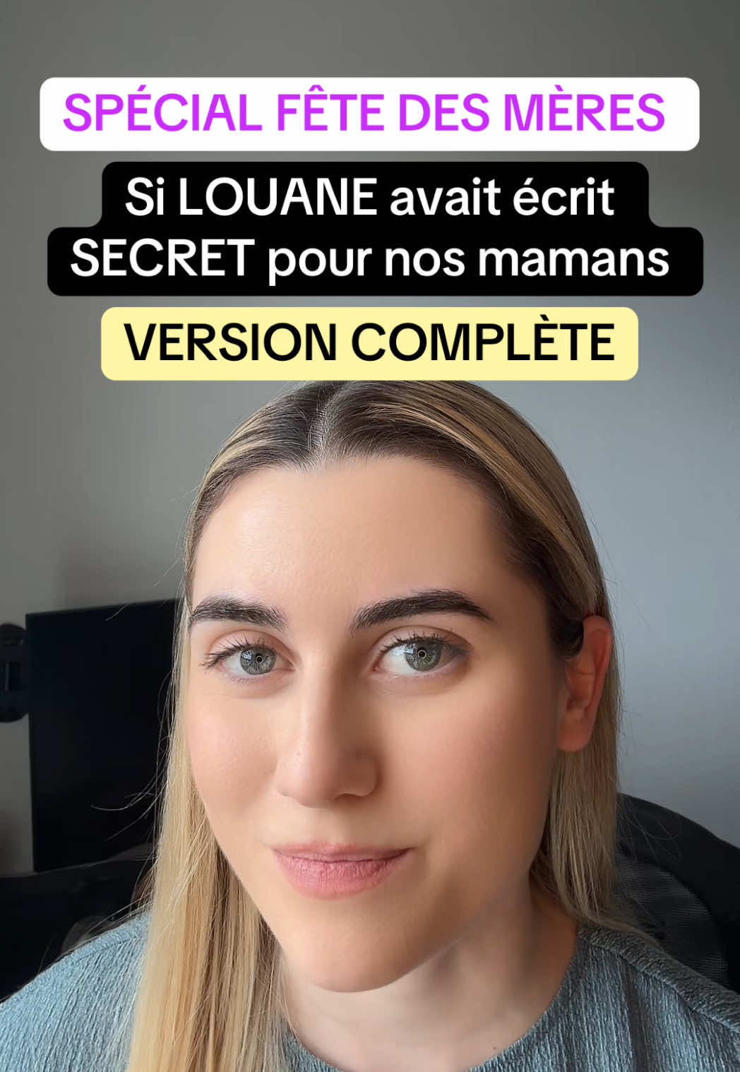 Secret @Louane (Taylor’s version) pour nos mamans VERSION COMPLÈTE #louane #secret #maman #fetedesmeres #fyp #pourtoii #vocals #frenchversion #chanson #covers 
