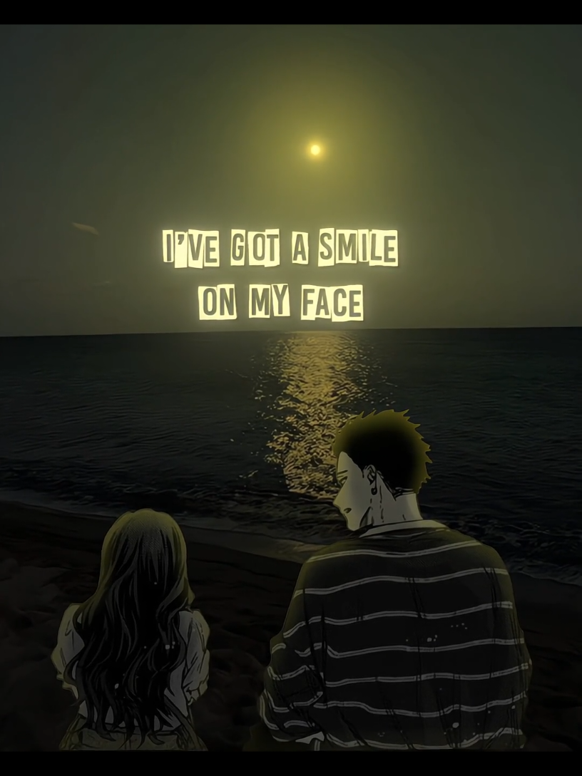 I've got a smile on my face😓 - #lyric #music #song #fyp #100k #herewithme  #zoldycknewera #gfx