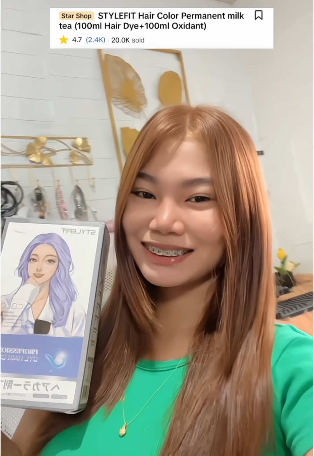 Kaya pala umabot ng 20k sold kase ang ganda talaga ang result #stylefithaircolor #diyhaircolor #haircolor #hairdye #milktea #haircolornanakakaputi #fyp #fypage #fyppppppppppppppppppppppp #fypシ゚ #foryourpage #foryou 