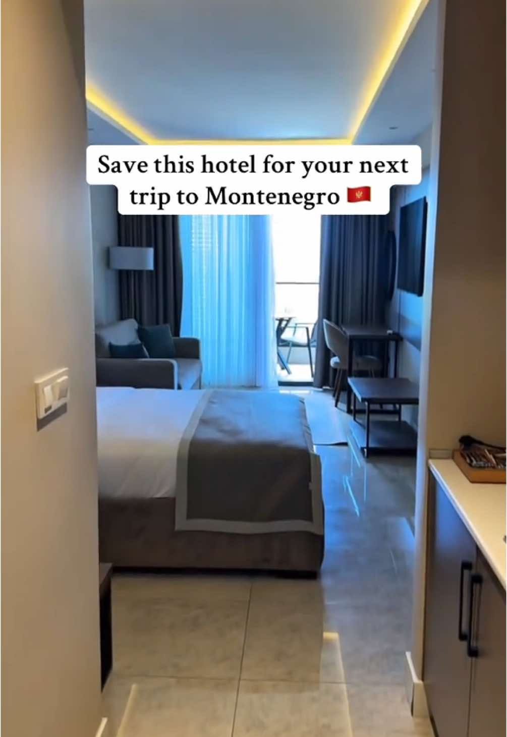 This hotel is Montenegro Lodge located in Kavac, Kotor. It’s 10mins away from Tivat and 25mins away from Kotor Old Town. Airport transfer from Tivat Airport is complimentary which is a bonus. Breakfast options were good but it can be better tbh. The staffs were really lovely and super welcoming, overall 8/10 ✨ #montenegrohotel #montenegro🇲🇪 #holiday #solotravel #kotormontengro 