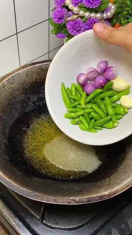 Masak sambal cabr ijo enak #masak #masakansimple #masakanrumahan #masakanemak #masakdirumah 