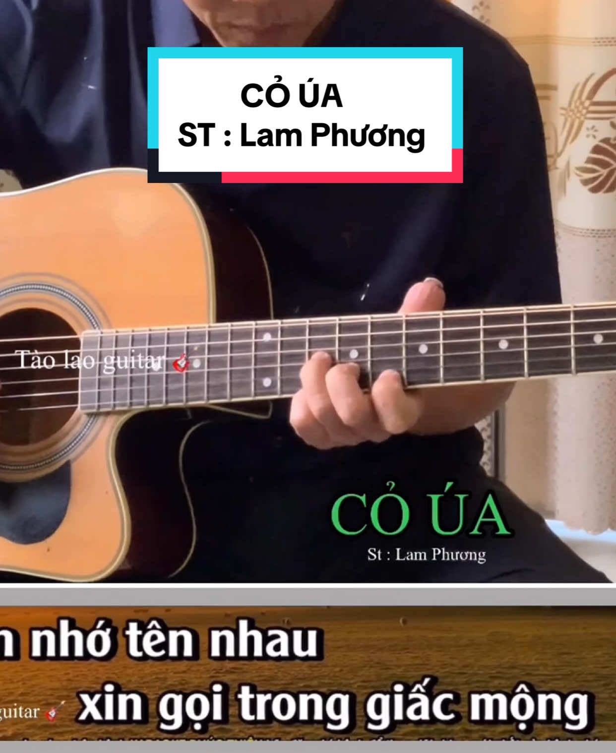 Cỏ úa - Lam Phương #xuhuong #viralvideo #taolaoguitar #guitar #guitarkhongloi #virral #guitarist #