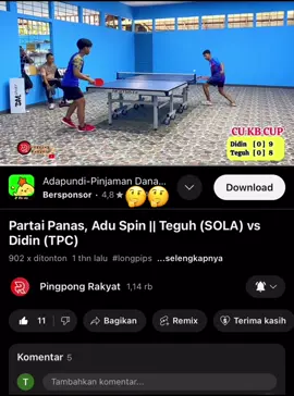 ampun😮‍💨 #fyp#turnamen#tenismeja#pingpong
