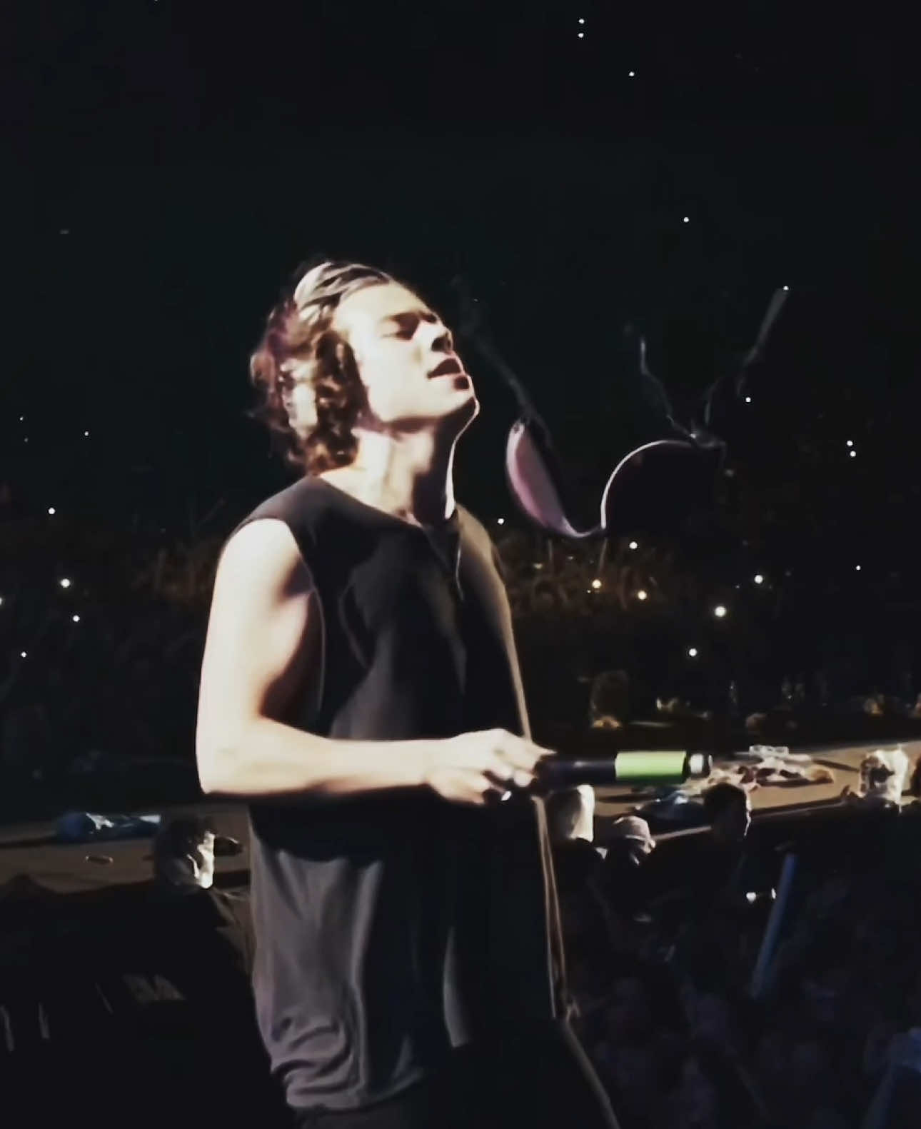 Yk what they say… save a horse ride a cowboy or something like that ☺️ also I’m back?! #onedirection #harrystyles #liveontour #fratboy #fratboyharry #harrystyles #harry 