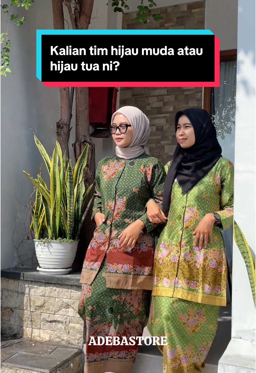 Tempat kalian pakai setelan muslimat hijau tua atau hijau muda ni? Jawab dikomen yaaa❤️‍🔥🥰 #fyp #fypage #fyppage #fyppppppppppppppppppppppp #adebastore #paydaysale #guncang66spesialgajian #spesialgajian #muslimat #seragammuslimat #muslimatnu #seragammuslimatnu #setelanmuslimat 