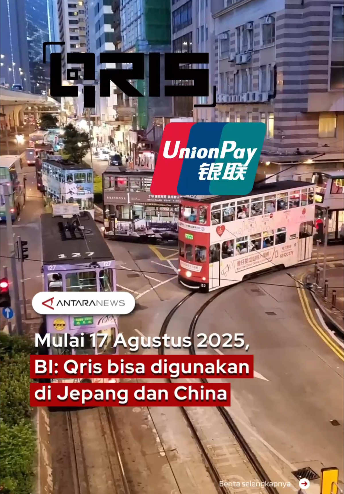 Mulai 17 Agustus 2025, BI: Qris bisa digunakan di Jepang dan China #qris #qr #china #jepang #bi #bankindonesia #pembayarandigital #tiktokberita #fyp #fyi #longervideos 