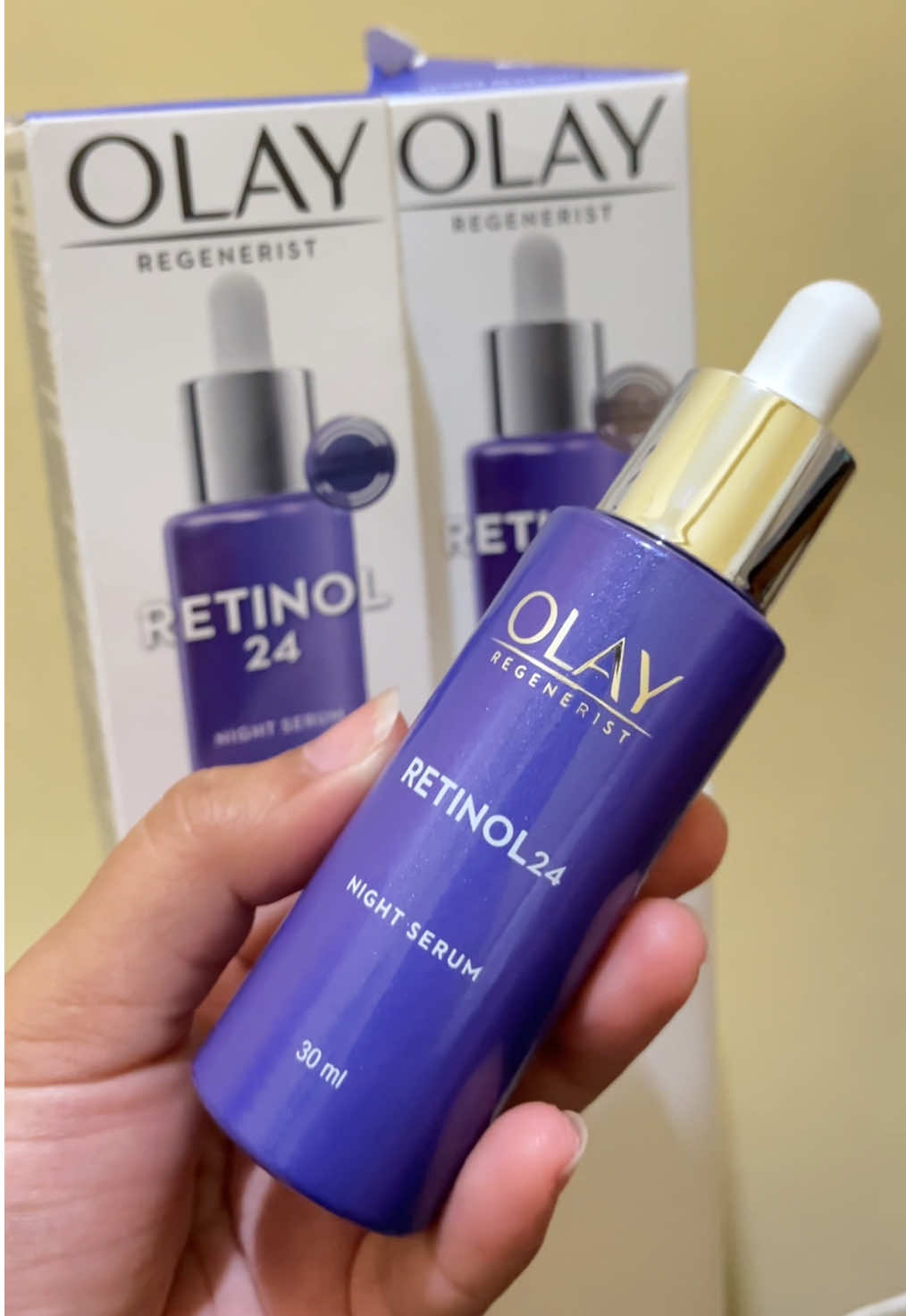 #nightserum #olay #retinol #antiaging 