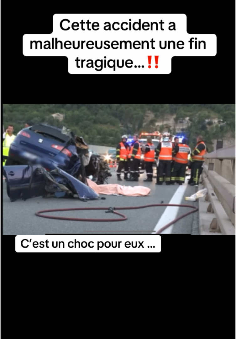 Cette accident a malheureusement une fin tragique…‼️#mort #accidant #pompier #samu#medical #urgence #tragique #fyp #pourtoi 