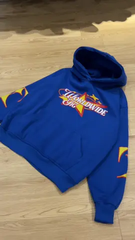 “worldwide” product recommendation hoodie boxy blue TIGSTORE #OOTD #starboy #ttshop 