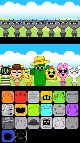 Sprunki Cute Characters 😸🤩 #sprunki #incredibox #short