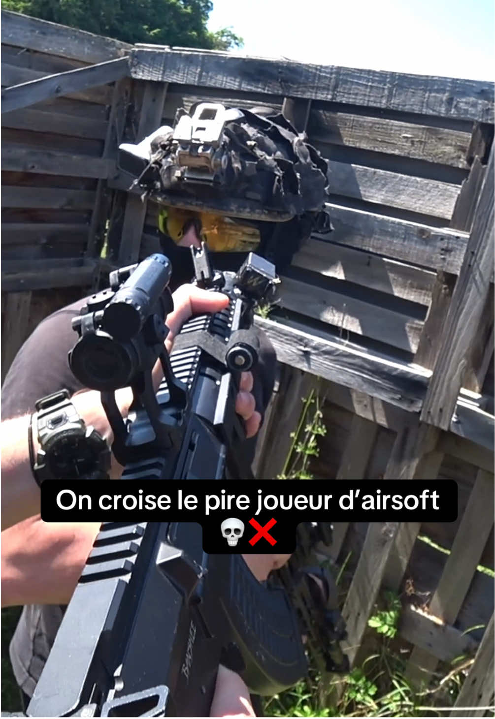 À ne surtout pas faire quand tu commences l’airsoft ! #fakeguns⚠️ #airsoft #airsoftfunny #troll #prank 