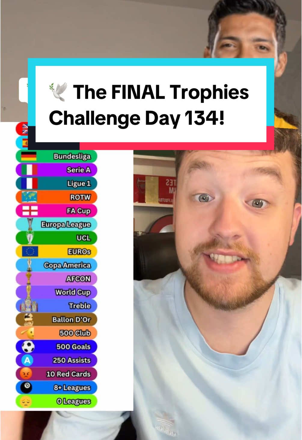 🕊️ The FINAL Trophies Challenge Day 134! #fyp #footballchallenge #footballtrivia #higherorlower #PremierLeague #laliga #bundesliga #seriea #ligue1 #MLS #eredvisie #worldcup #ucl #afcon #euro #ballondor #rorytalksfootball 