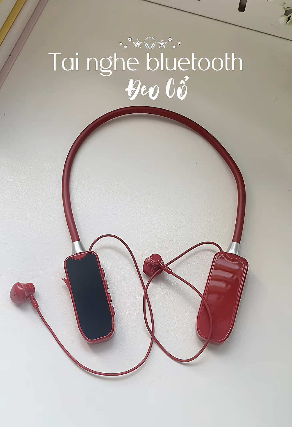 Tai nghe bluetooth đeo cổ🫰🏻 #tainghebluetooth #tainghedeoco #tainghe #tainghebluetoothdeoco #tainghegiare 
