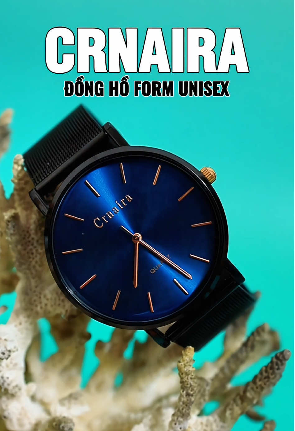 Đồng hồ nam Crnaira thiết kế đơn giản, dễ đeo, dễ phối đồ #donghonam #watch #crnaira #watch24h 
