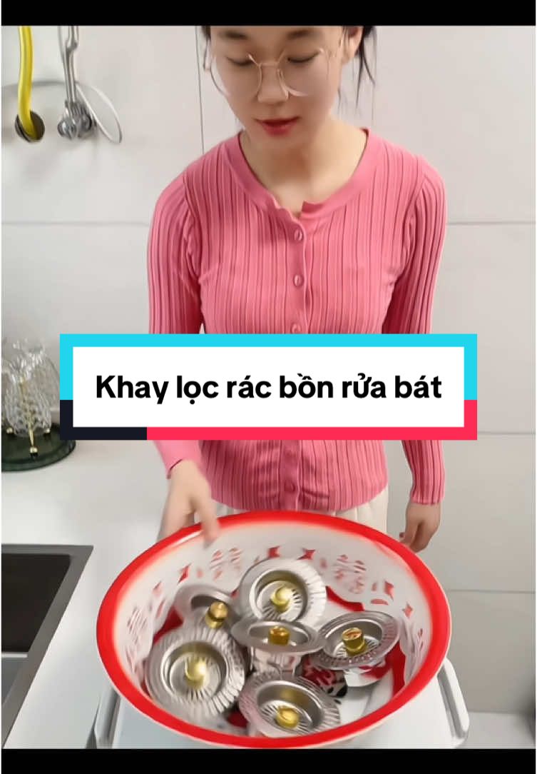 Khay lọc rác bồn rửa bát #giadungthongminh #giadungtienich #nộitrợ #fyp #khaylocracbonruabat 