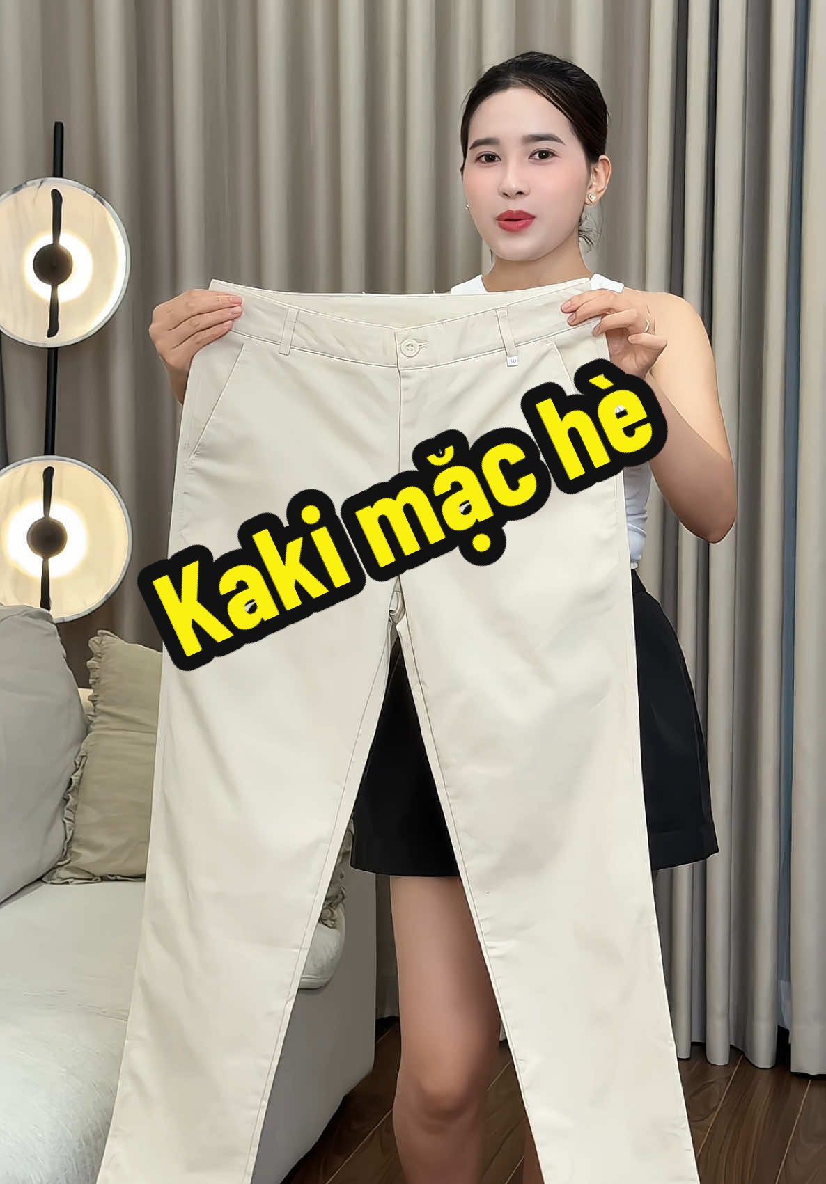 Các anh đang tìm kiếm một chiếc quần dài mặc đi làm mùa hè dáng chuẩn form đẹp thì đây các anh ơi ##kieugialinh #quankaki #quandainam 