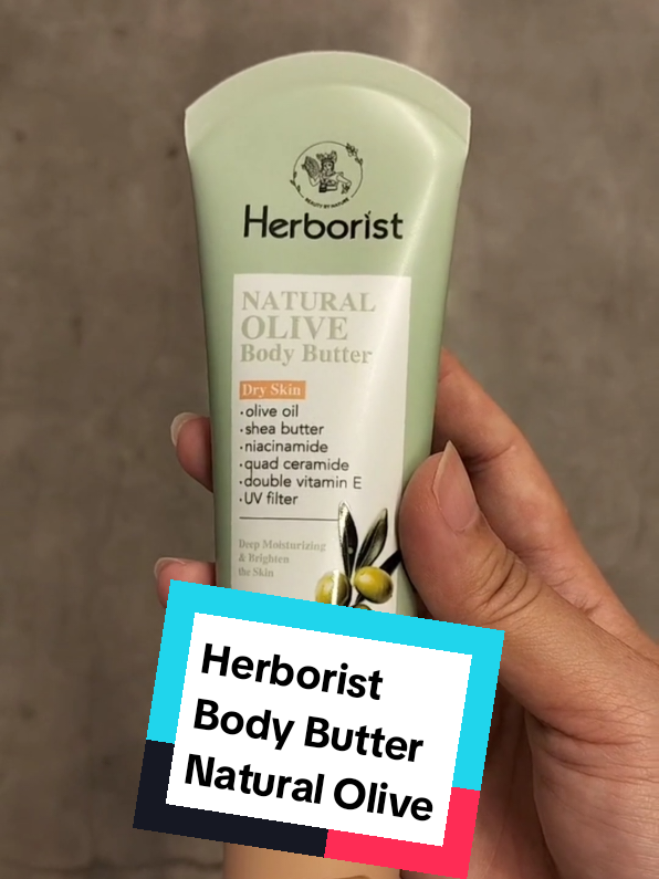 (@oemahherborist) Herborist Body Butter Natural Olive. Mengandung shea butter yang ekstra melembapkan, UV filter untuk perlindungan dari sinar matahari, double vitamin E yang membantu meremajakan kulit. Tahan hingga 6 jam pemakaian, lho. Yuk, diborong untuk kulit sehatmu. #guncang66spesialgajian #herborist #herboristbodybutter #herboristolive #bodybutter #rekomendasi #rekomendasibodybutter #natureolive #olive #bodycare #bodycareroutine #skincare #skincareroutine 